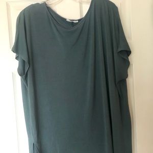 Flowy turquoise top